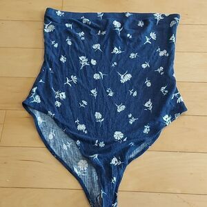 Forever21 strapless bodysuit sz. L